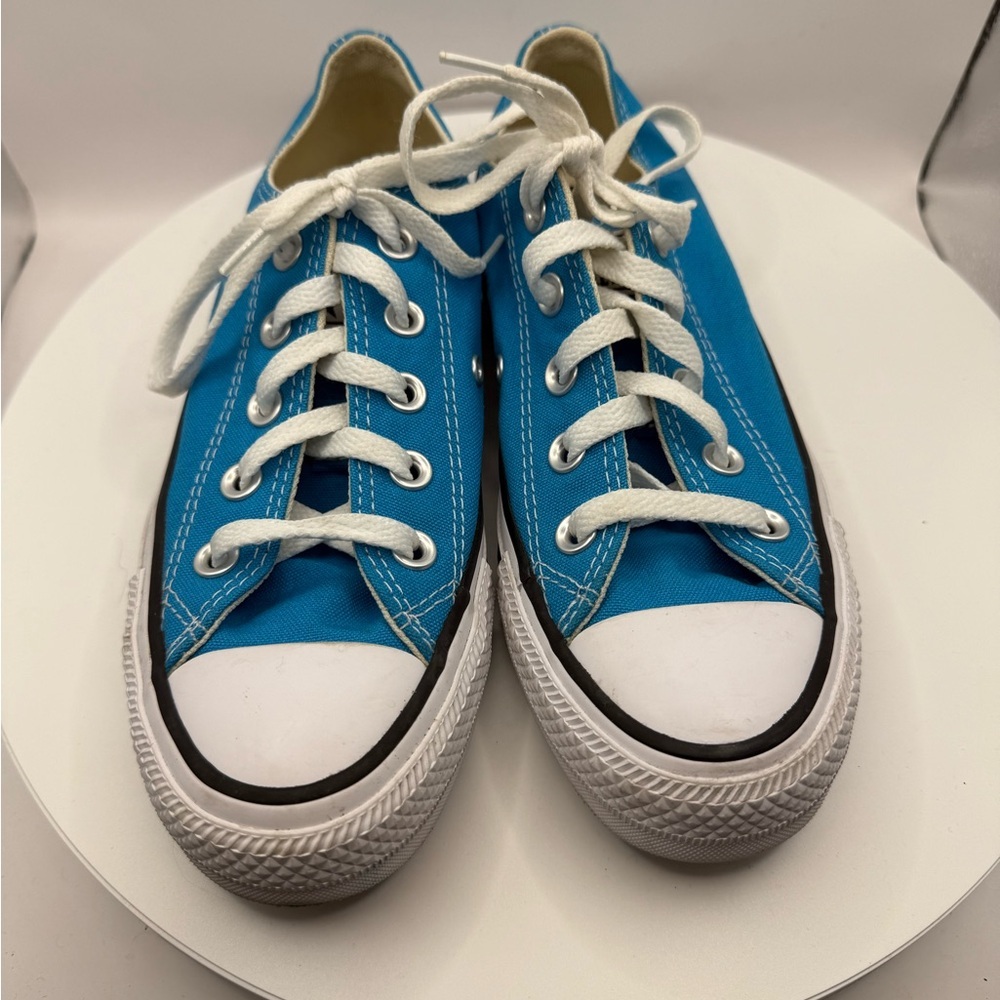 Converse Chuck Taylor All Star Low Top Sneakers Blue Size 5.5 Women 3.5 Men - Picture 3 of 11